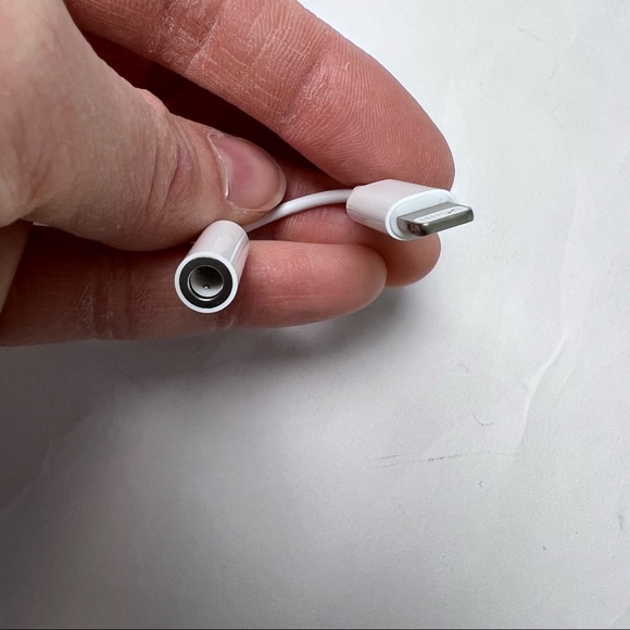 Never Used - Apple Adapter - 3.5mm headphone jack to lightning port adapter - Picture 4 of 4
